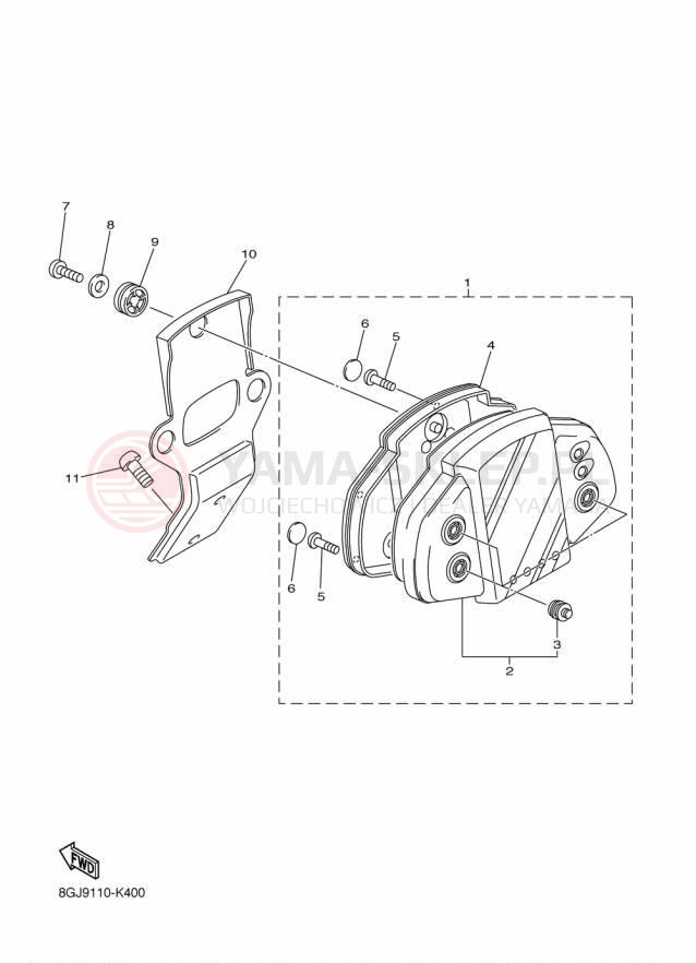 Schemat "licznik" do Yamaha VENTURE MULTI PURPOSE PZ50MPFL