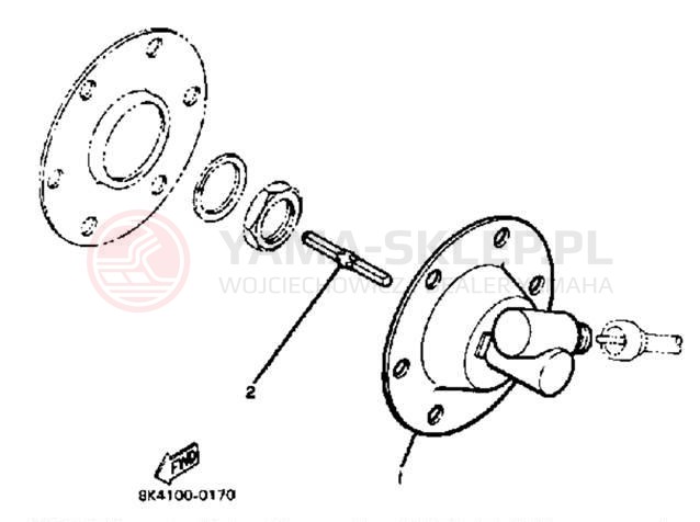 Schemat "licznik" do Yamaha SS440F
