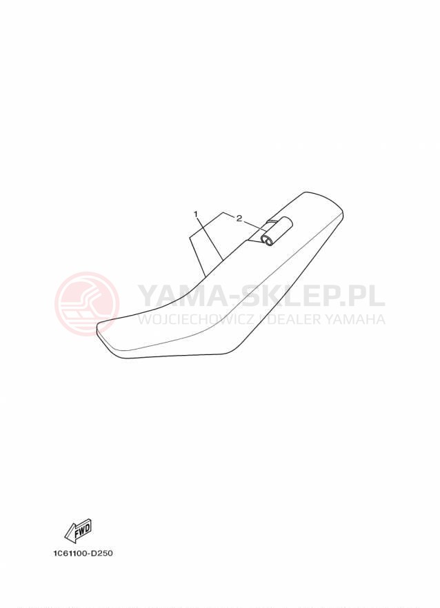 Schemat "siedzenie" do Yamaha TTR230 TTR230F