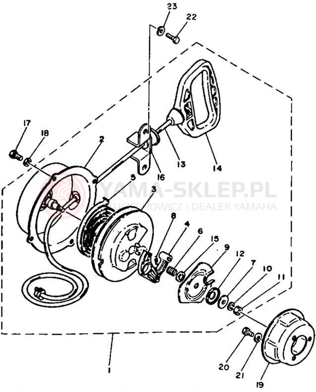Schemat "rozrusznik" do Yamaha XL-V XL540P