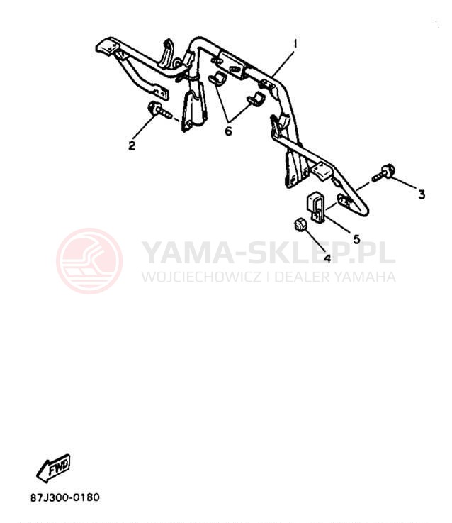 Schemat "STEERING GATE" do Yamaha PHAZER SS PZ480B