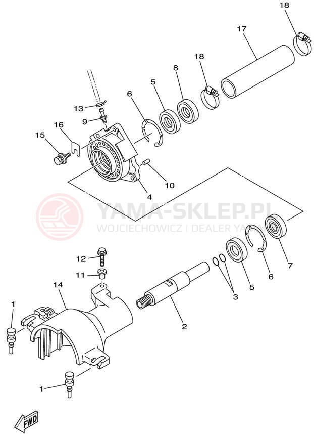 Schemat "JET UNIT" do Yamaha XLT1200 XA1200AZ