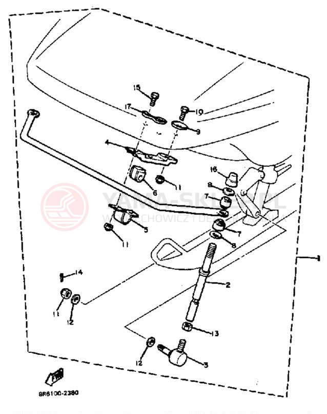 Schemat "STABILIZER KIT" do Yamaha SR540F