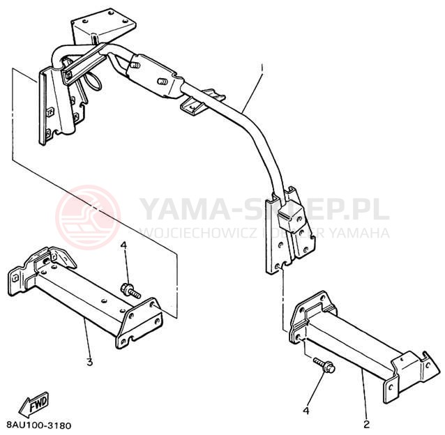 Schemat "STEERING GATE" do Yamaha VK540 III VK540EC