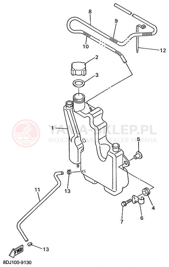 Schemat "Miska olejowa" do Yamaha VENTURE 500 XL VT500XLC