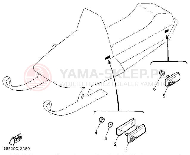 Schemat "układ elektryczny" do Yamaha PHAZER II PZ480S