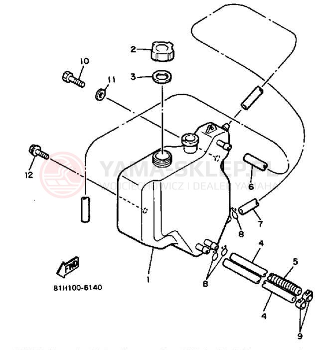 Schemat "Miska olejowa" do Yamaha PHAZER PZ480K