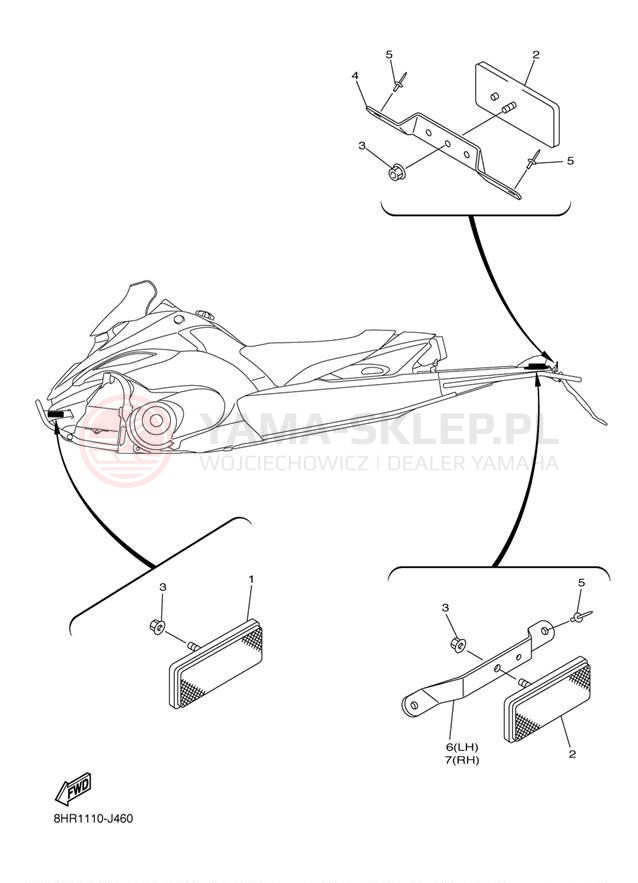 Schemat "układ elektryczny" do Yamaha FX NYTRO MTX FX10M53Z
