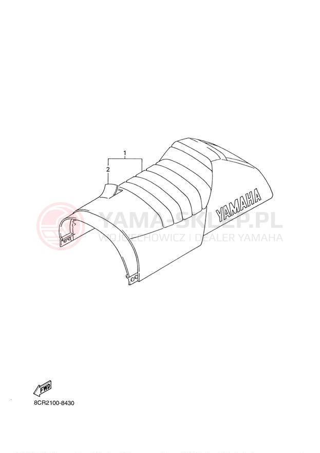 Schemat "siedzenie" do Yamaha VENTURE 600 VT60J