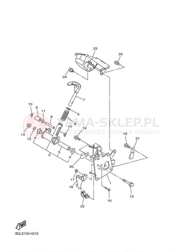 Schemat "Układ napędowy" do Yamaha FX NYTRO RTX SE FX10RTRSYL