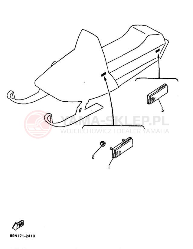 Schemat "układ elektryczny" do Yamaha VK540 II VK540EB