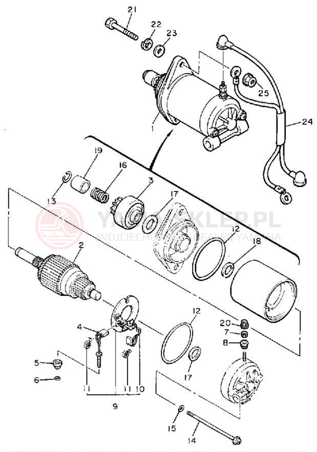 Schemat "rozrusznik" do Yamaha OVATION LE CS340ES