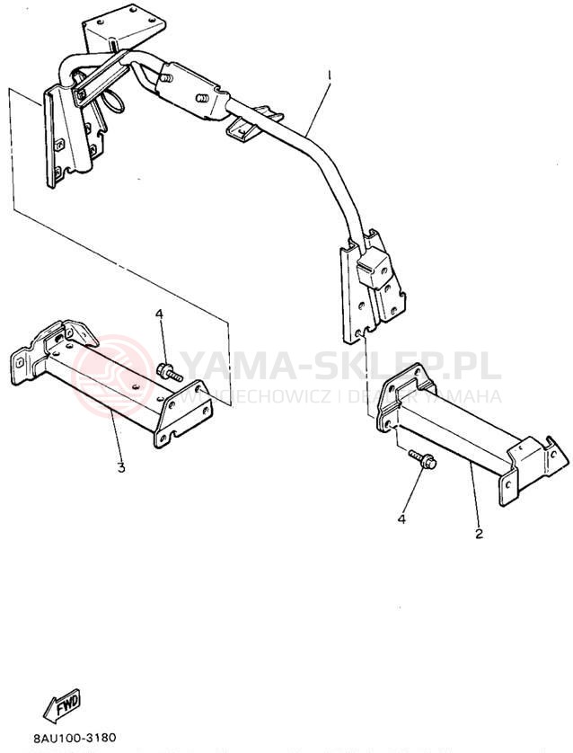 Schemat "STEERING GATE" do Yamaha VK540 II VK540EU