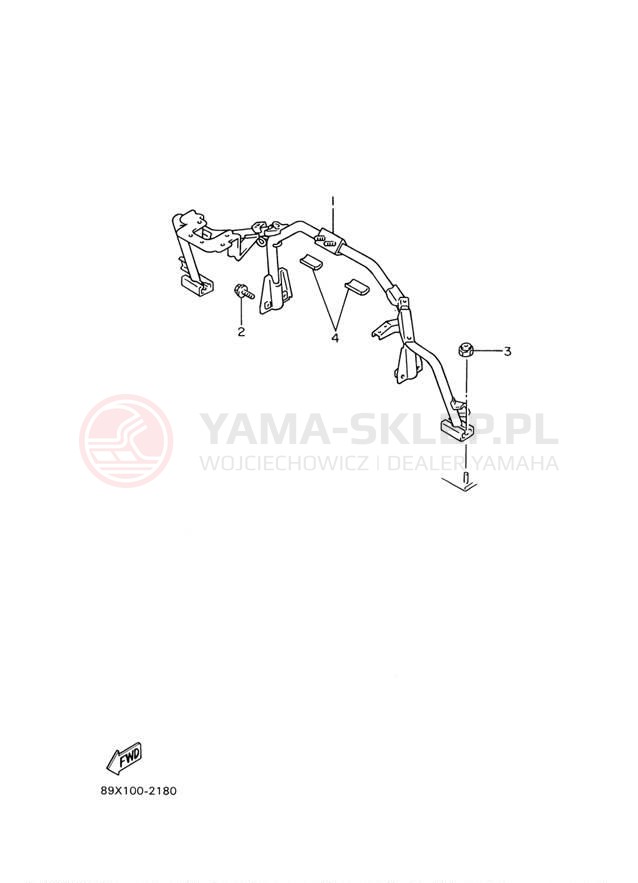 Schemat "STEERING GATE" do Yamaha ET410TRF