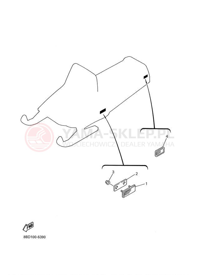 Schemat "układ elektryczny" do Yamaha BRAVO BR250TW