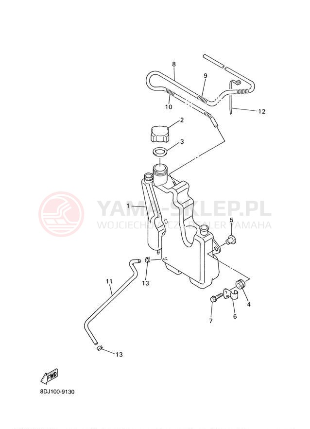 Schemat "Miska olejowa" do Yamaha VENTURE XL VT500XLD