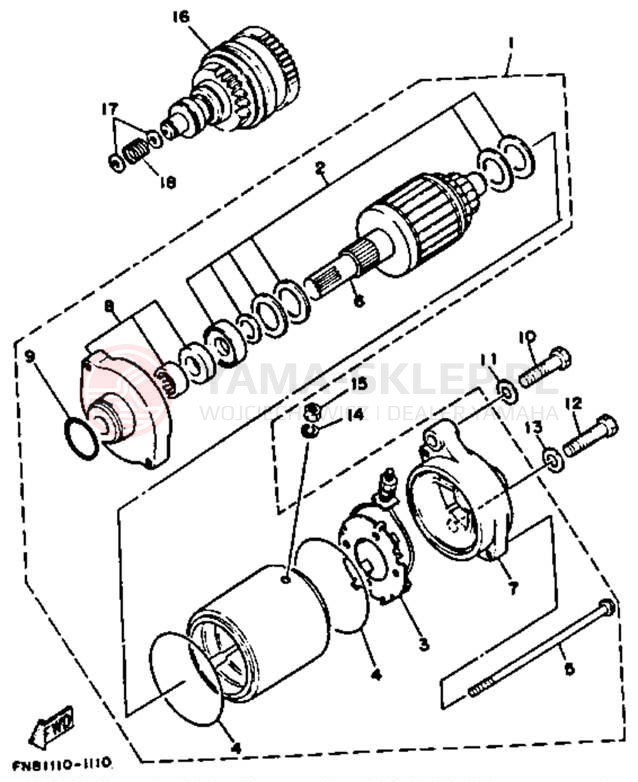 Schemat "rozrusznik" do Yamaha WRB650Q_62