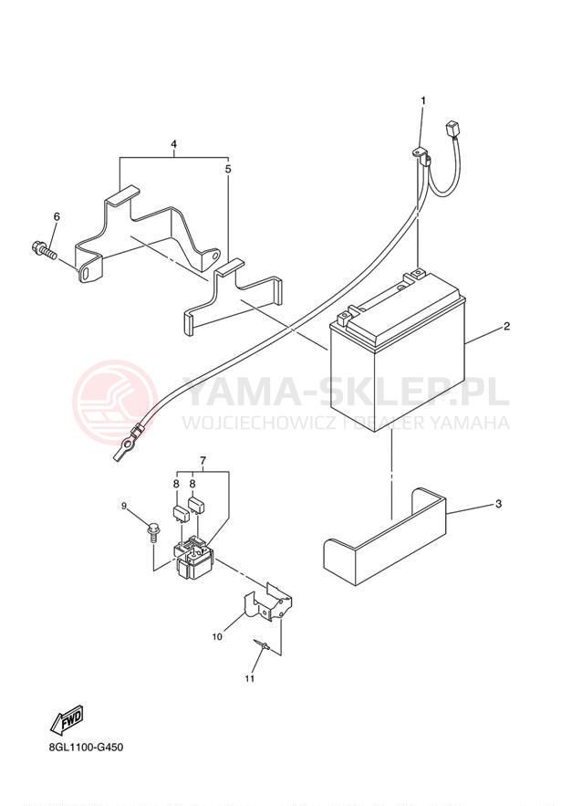 Schemat "układ elektryczny" do Yamaha FX NYTRO RTX SE FX10RTRSZL