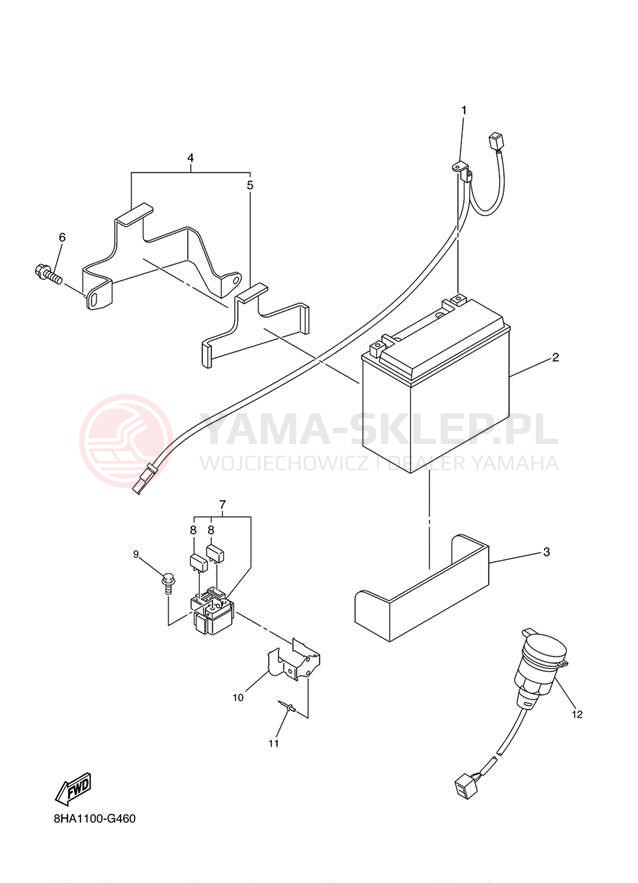 Schemat "układ elektryczny" do Yamaha FX NYTRO MTX SE 153 FX10M53SZL