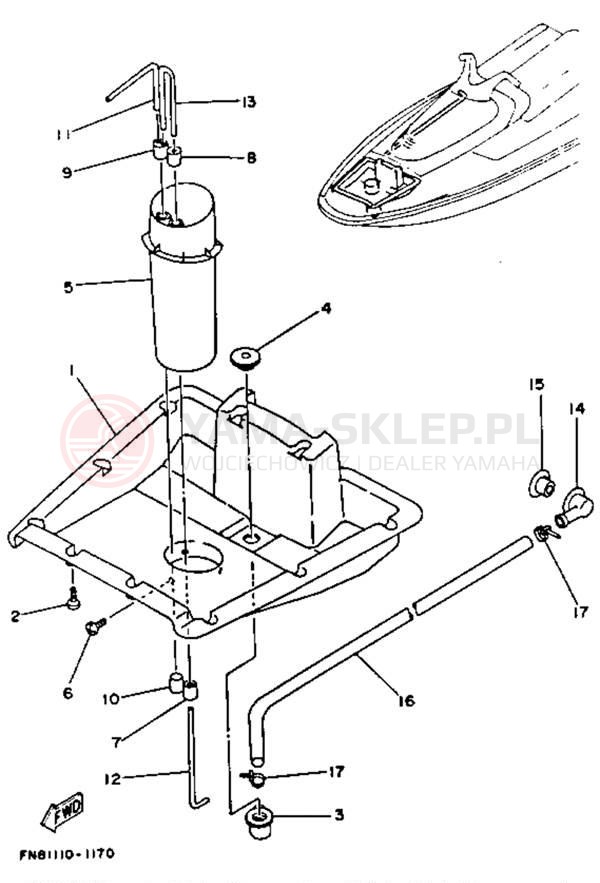 Schemat "odpowietrzenie" do Yamaha WRB650P_62