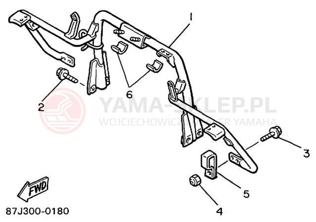 Schemat "STEERING GATE" do Yamaha PHAZER MOUNTAIN LITE PZ480STC