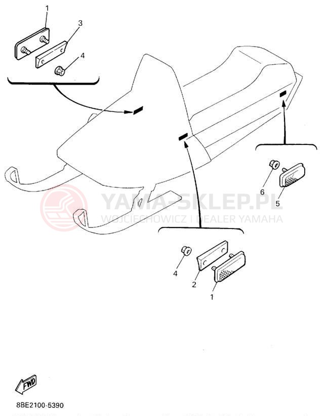 Schemat "układ elektryczny" do Yamaha OVATION LE CS340EV