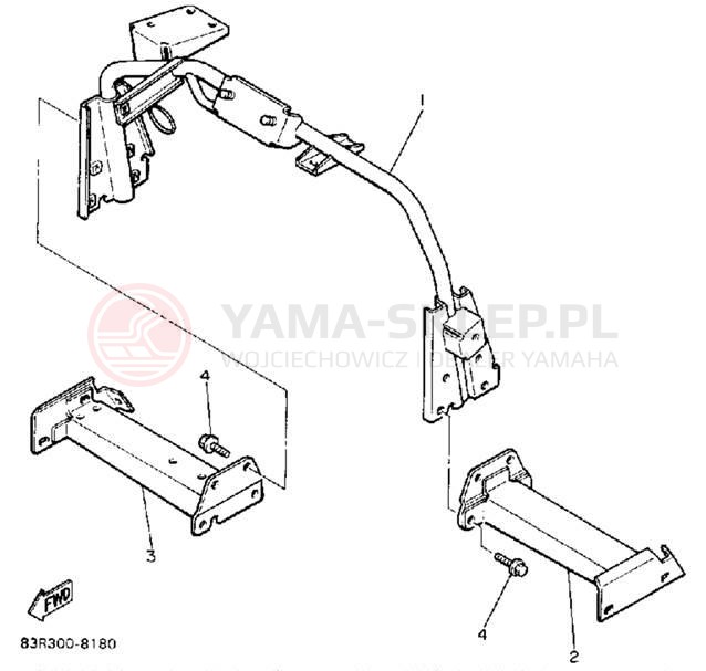 Schemat "STEERING GATE" do Yamaha VK540 VK540ER