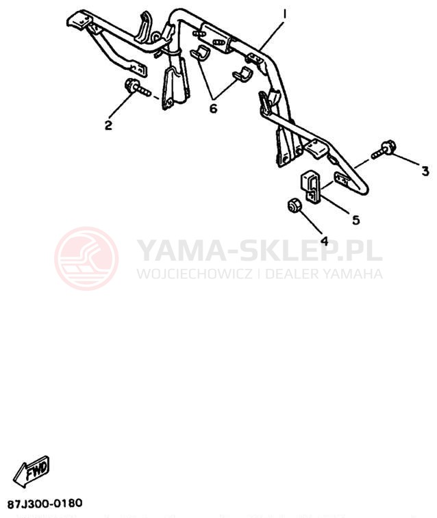 Schemat "STEERING GATE" do Yamaha PHAZER MOUNTAIN LITE PZ480STA