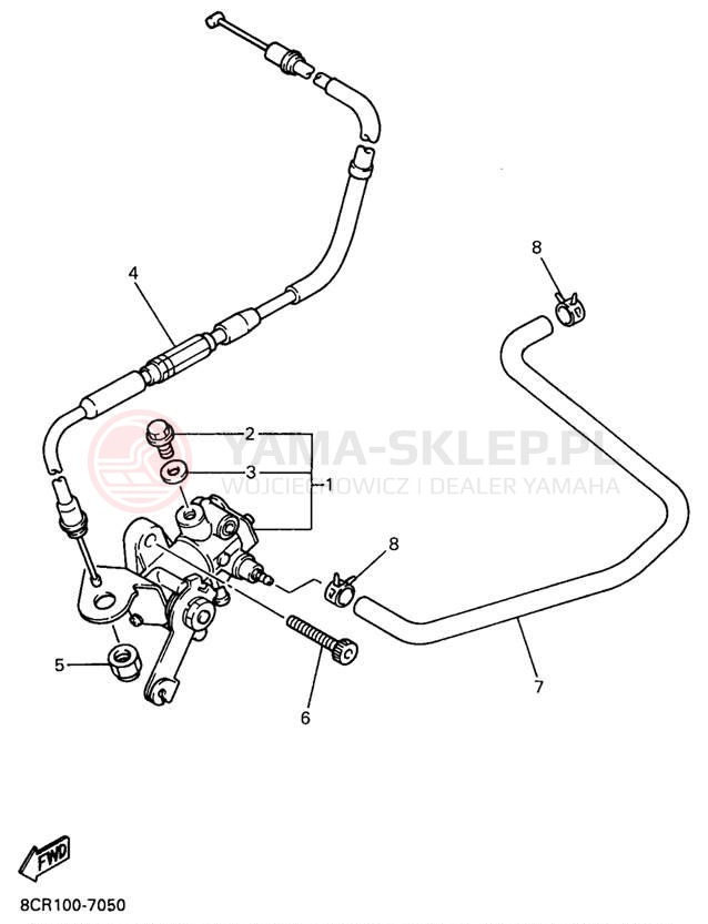 Schemat "Pompa oleju" do Yamaha MOUNTAIN MAX 700 MM700A/MM600A