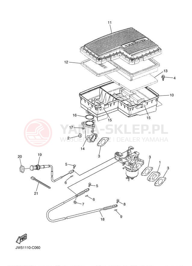 Schemat "Wtrysk paliwa" do Yamaha PRO HAULER 1000 YXP1000AT