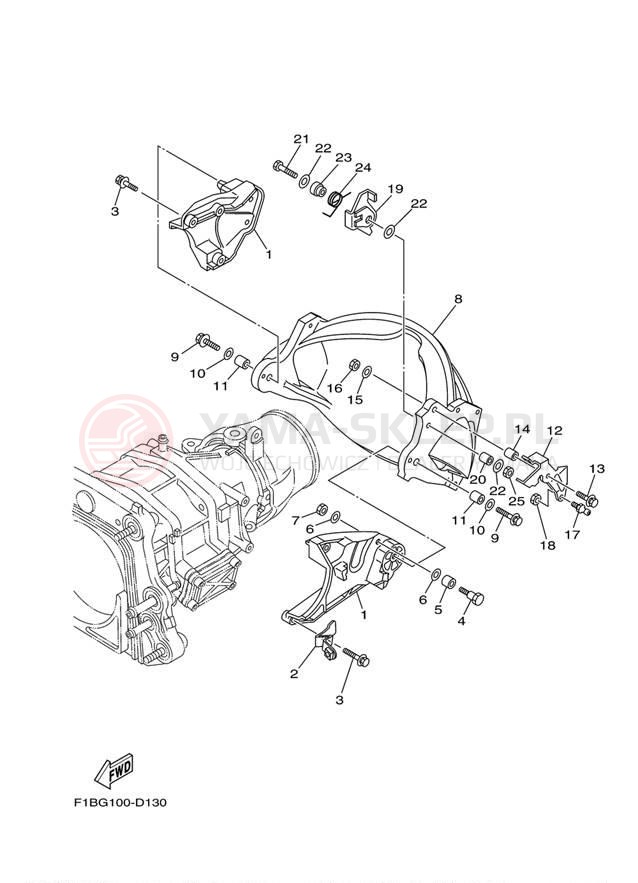 Schemat "JET UNIT" do Yamaha FX1000AF