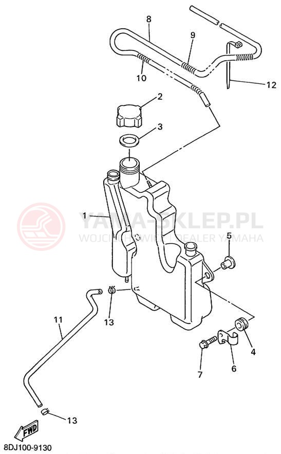 Schemat "Miska olejowa" do Yamaha PHAZER 500 PZ500C