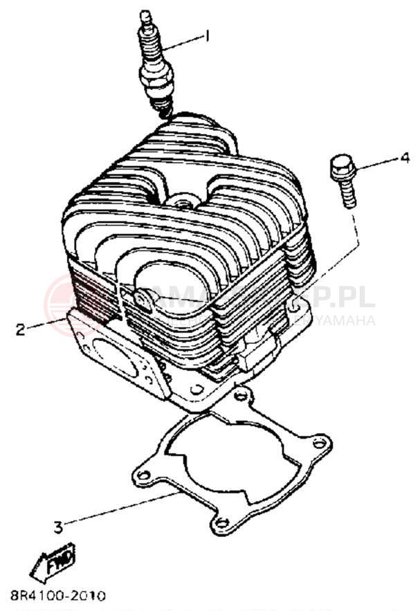 Schemat "cylinder" do Yamaha BRAVO BR250P