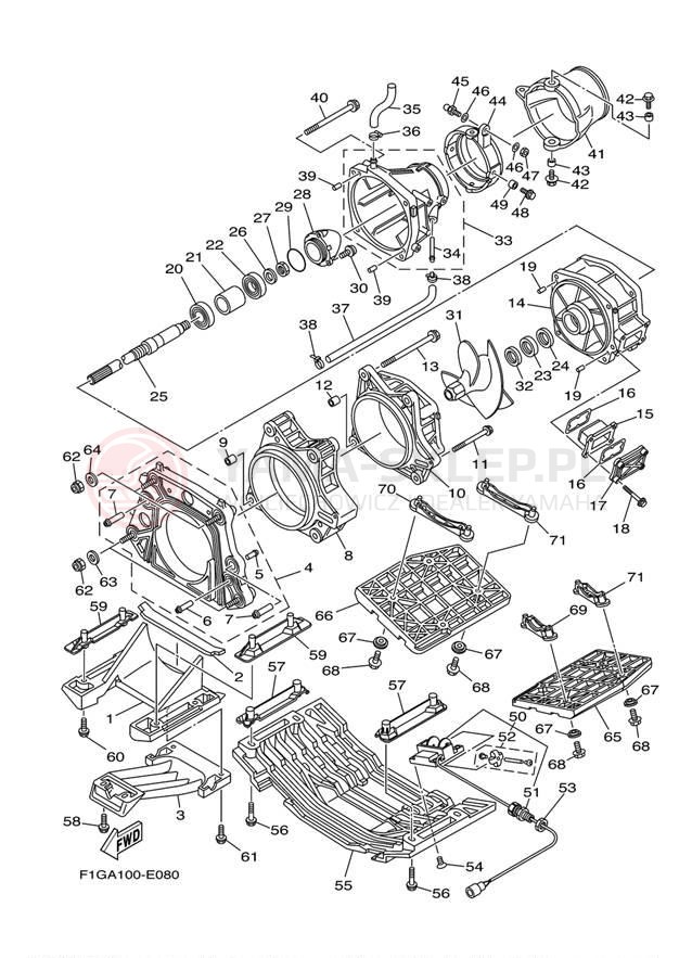 Schemat "JET UNIT" do Yamaha GP1300-F