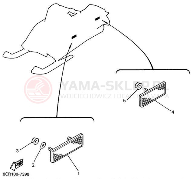 Schemat "układ elektryczny" do Yamaha PHAZER 500 PZ500C