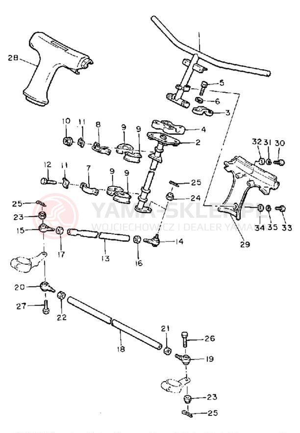 Schemat "Półki zawieszenia" do Yamaha OVATION LE CS340ES