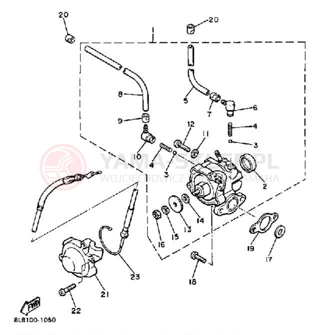 Schemat "Pompa olejowa" do Yamaha SS440 SS440H