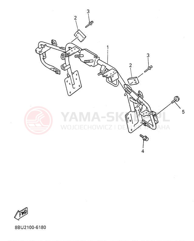 Schemat "STEERING GATE" do Yamaha VMAX-4 800 VX800W