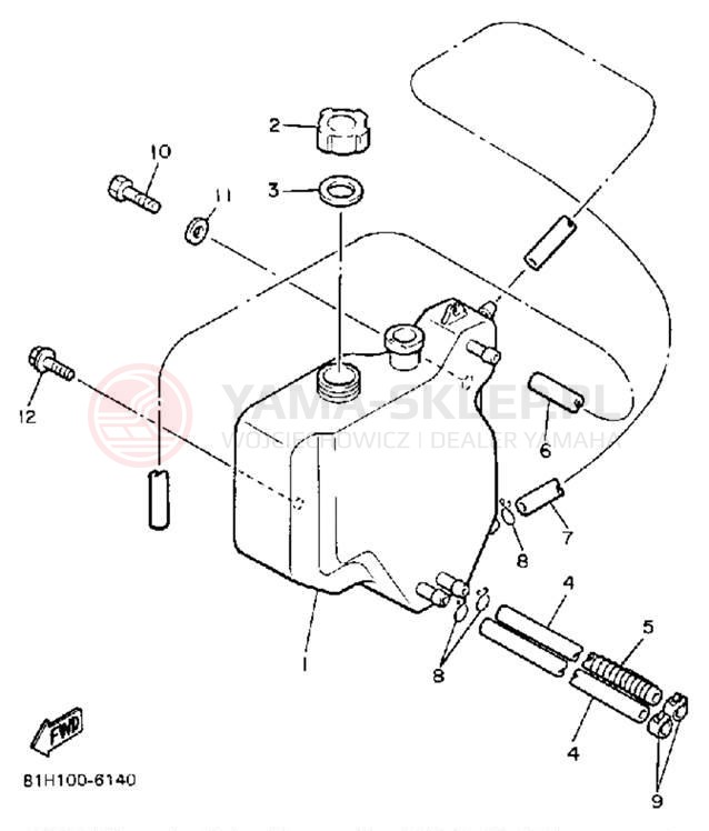 Schemat "Miska olejowa" do Yamaha PHAZER PZ480M