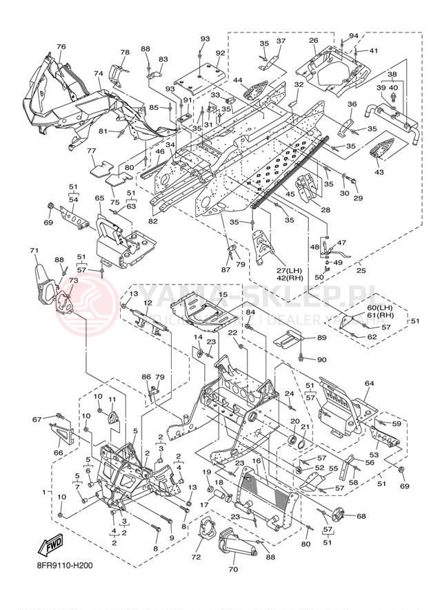 Schemat "rama" do Yamaha APEX_RTX RX10RTRYB/RX10RYR