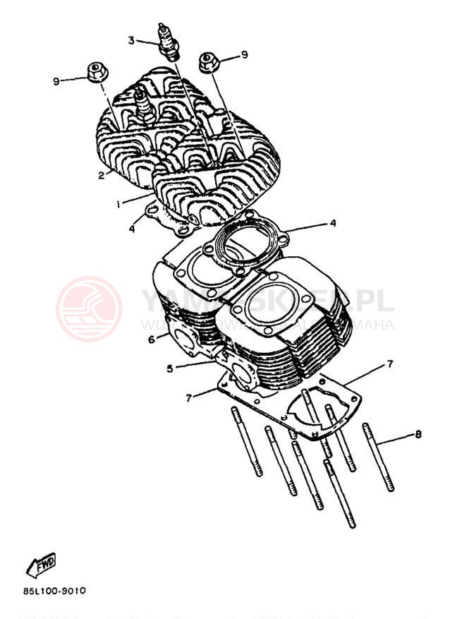 Schemat "cylinder" do Yamaha OVATION LE CS340EB