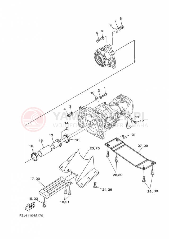 Schemat "JET UNIT" do Yamaha 212SS XAT1800DP/XAT1800CP