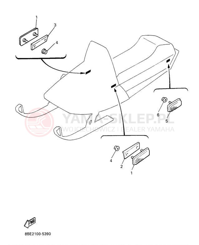 Schemat "układ elektryczny" do Yamaha OVATION LE CS340EA