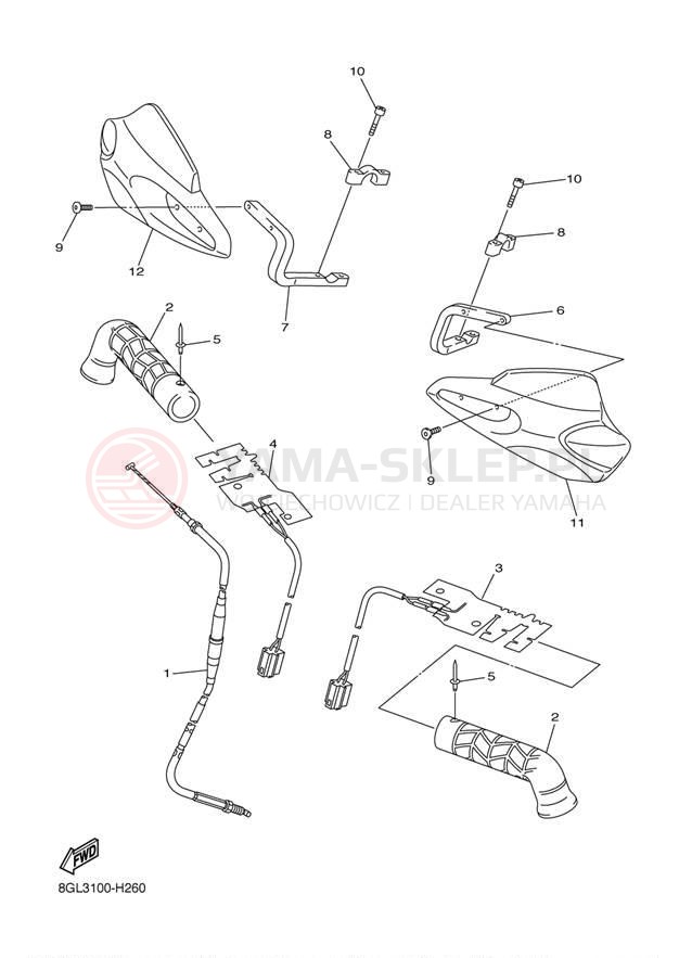 Schemat "Układ chlodzenia" do Yamaha FX NYTRO RTX SE FX10RTRSYL