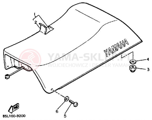 Schemat "siedzenie" do Yamaha OVATION CS340N
