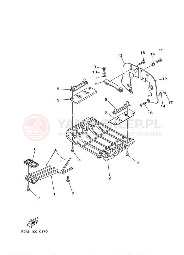 Schemat "JET UNIT" do Yamaha VXR VX1800AL
