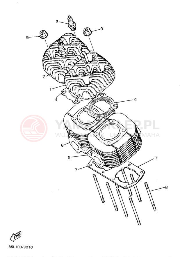 Schemat "cylinder" do Yamaha OVATION LE CS340EA