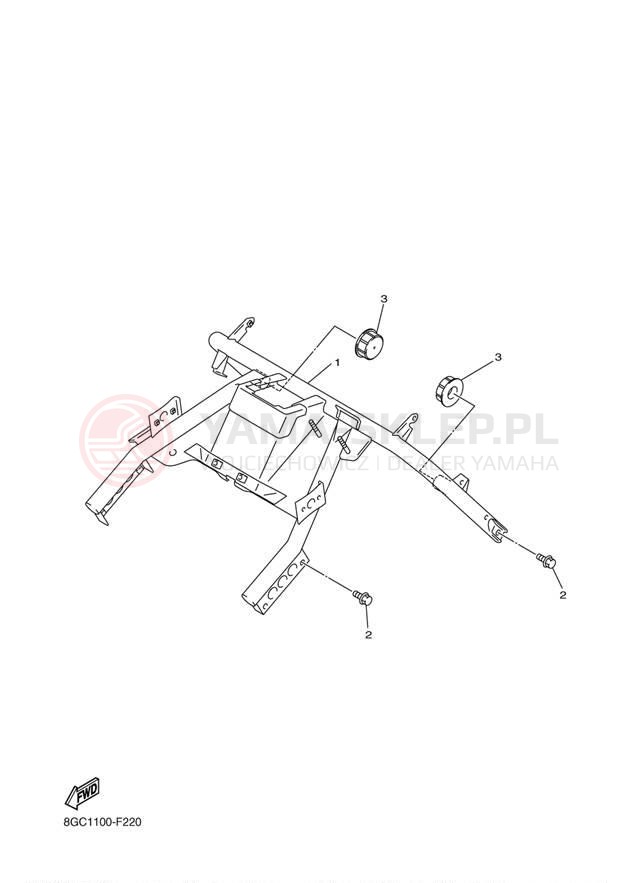 Schemat "STEERING GATE" do Yamaha PHAZER GT PZ50GTZB