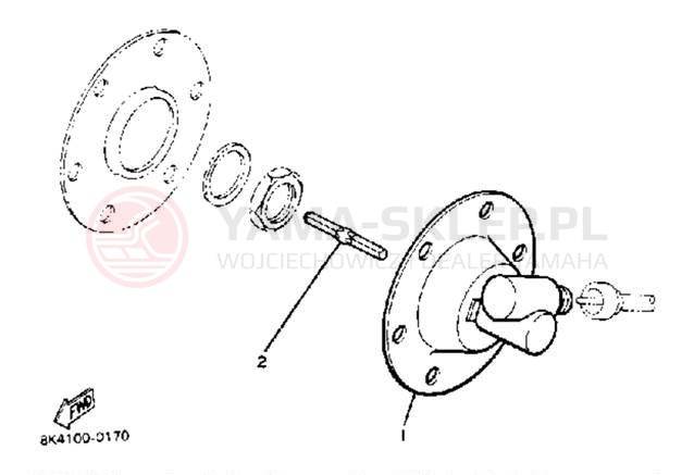Schemat "licznik" do Yamaha SS440 SS440H