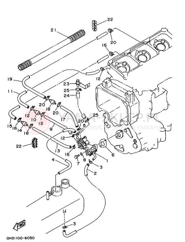 Schemat "Pompa olejowa" do Yamaha WAVE VENTURE 1100 WVT1100V